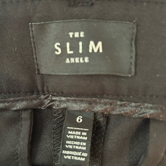 White House Black Market Black Slim Ankle Pants Women’s Size 6 - Picture 4 of 4